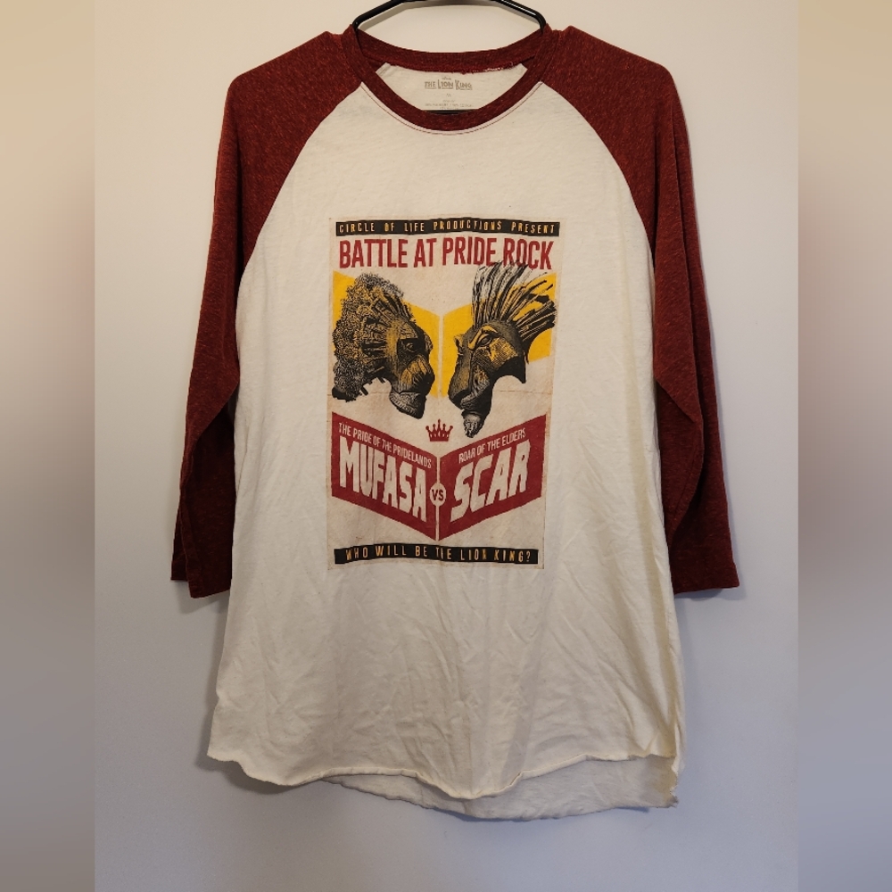 The Lion King Musical Mufasa Vs. Scar Baseball Shirt